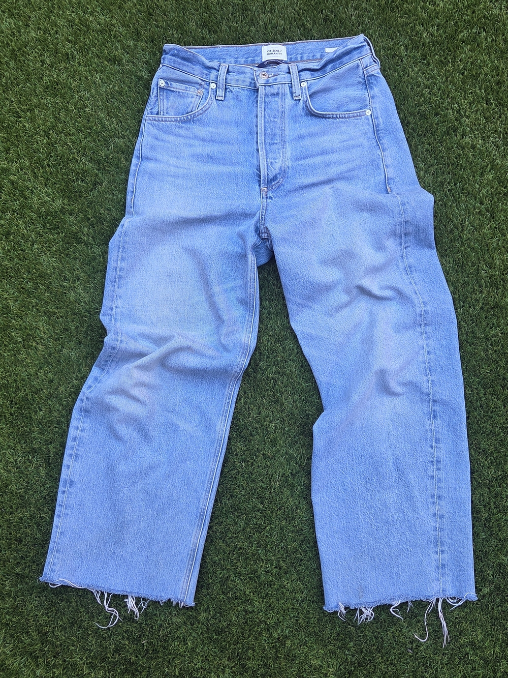 Citizens Of humanity Ayla Jean - Raw Hem - Size 25 - Light Wash - EUC